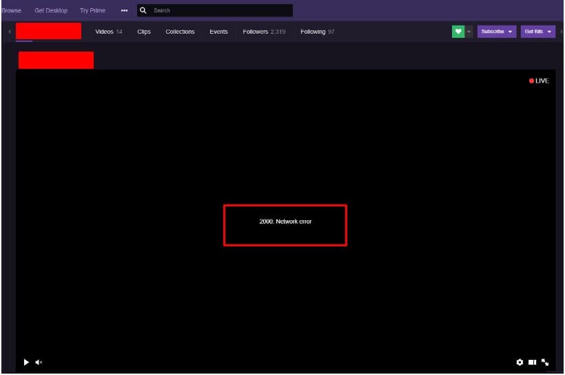 Twitch error 2000 | How to fix twitch error 2000 [Solved] - 2022