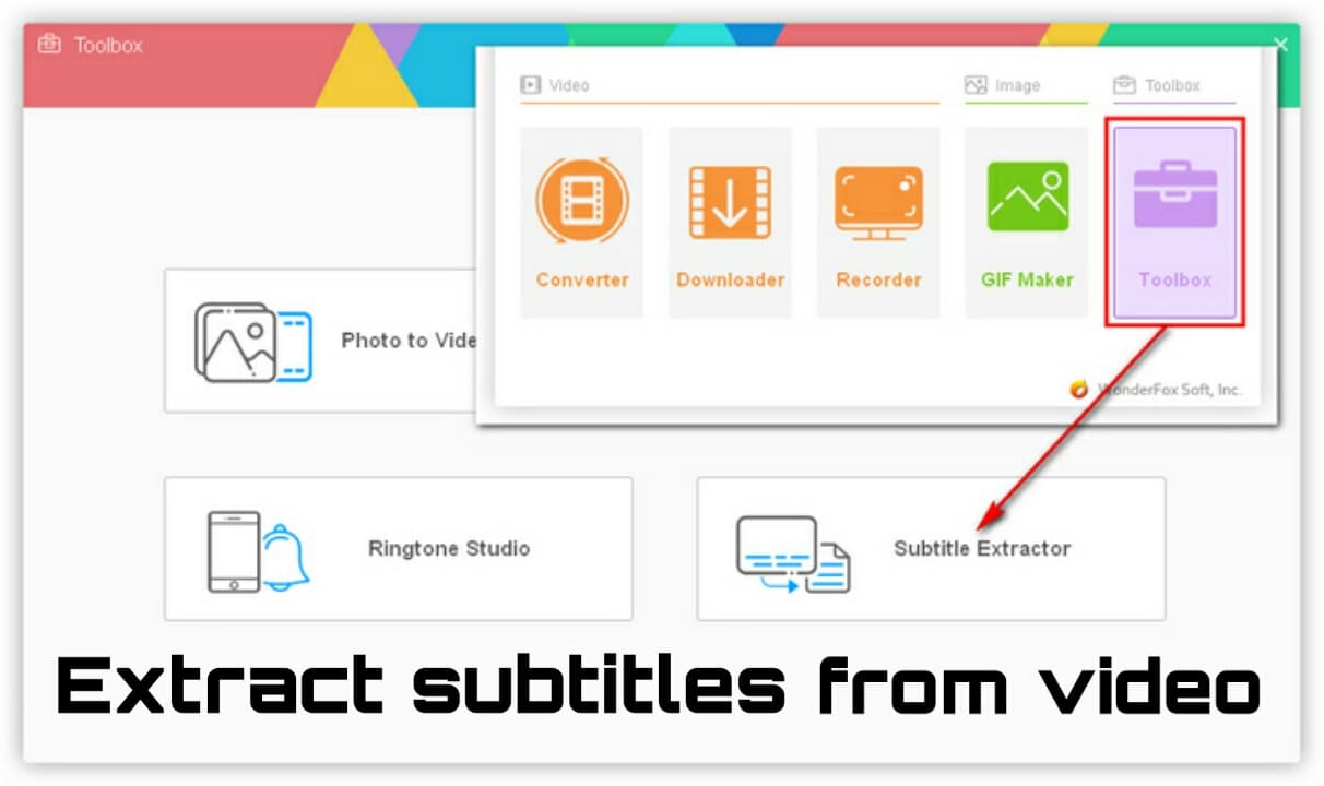 How to use subtitle extractor of hd video converter factory