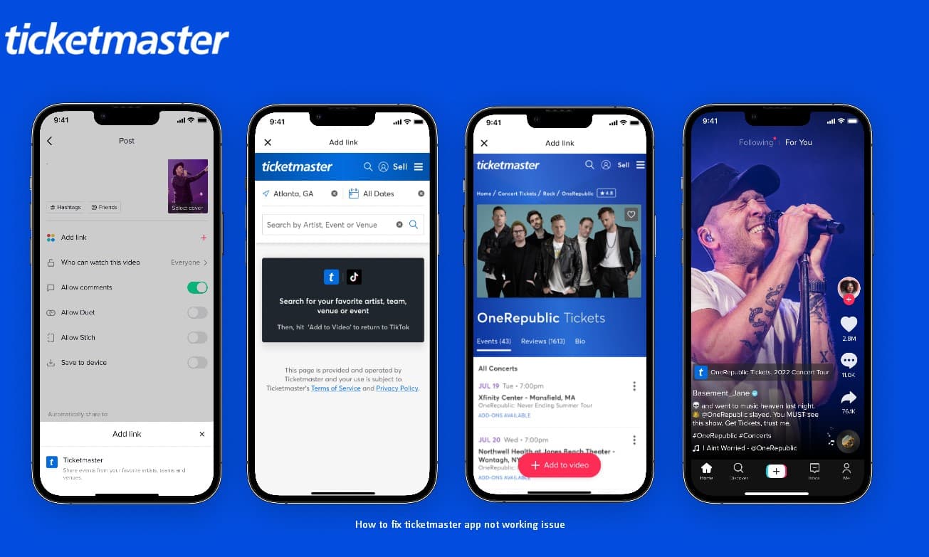 Ticketmaster App Not Working: Fix It Fast With These Steps
