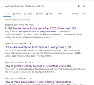 Use google for hacking