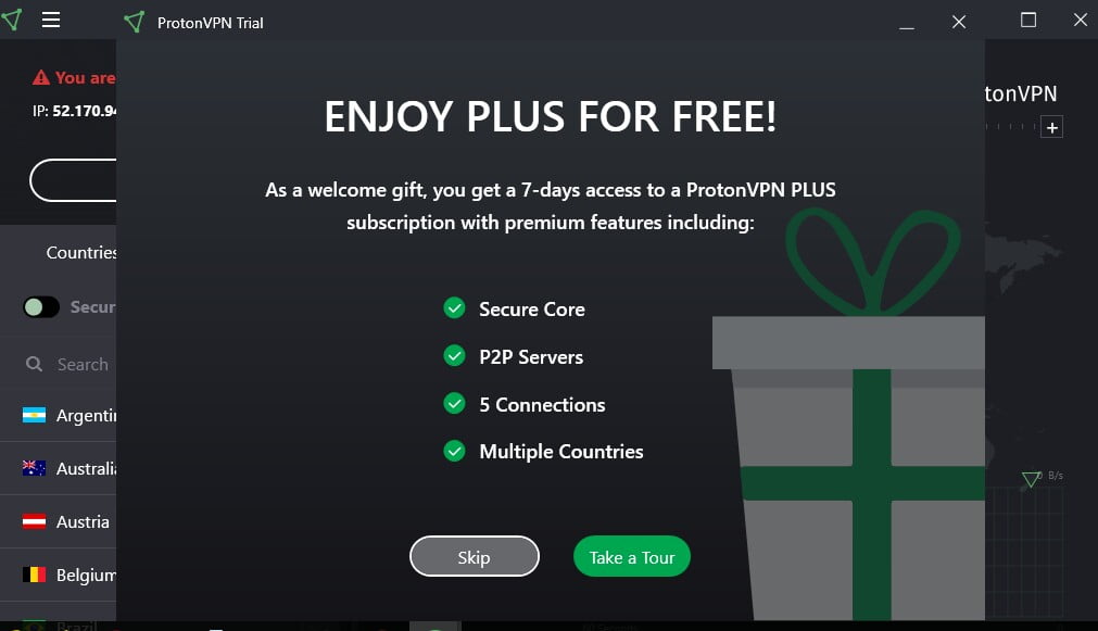 Premium vpn for PC for free- protonvpn Plus for free