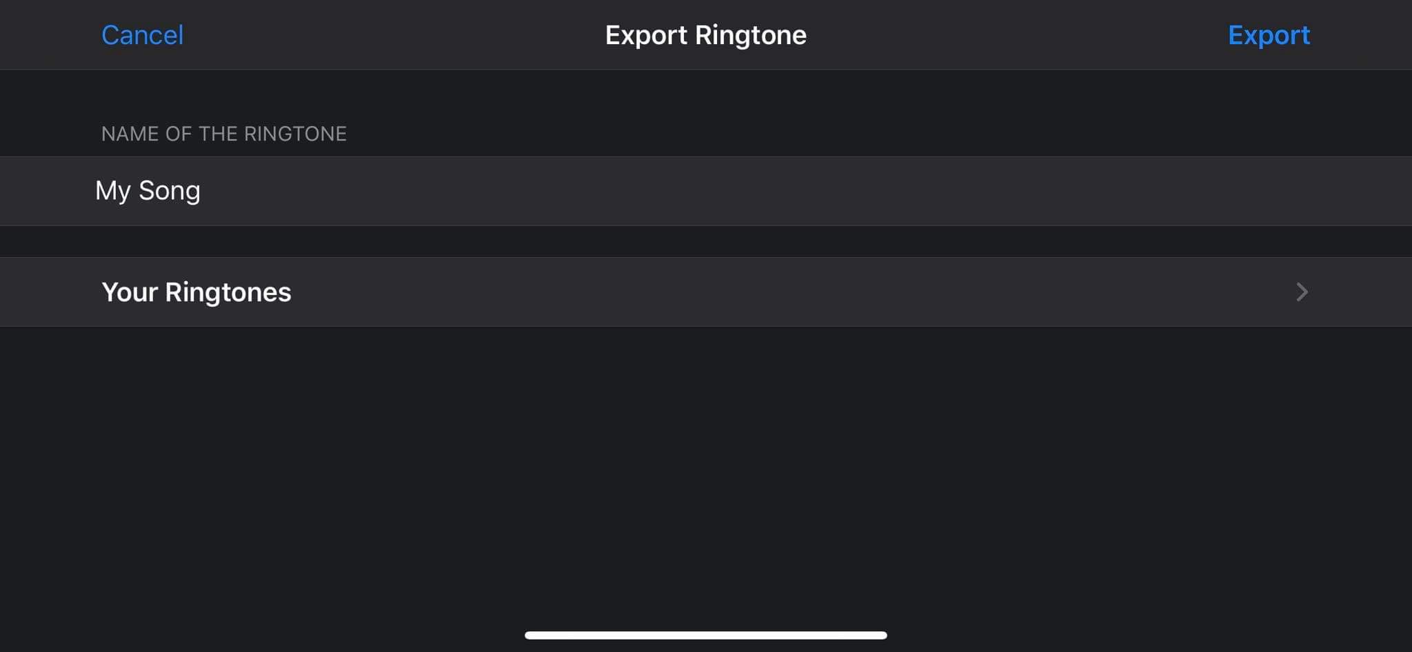 how to set any song as ringtone in iPhone 