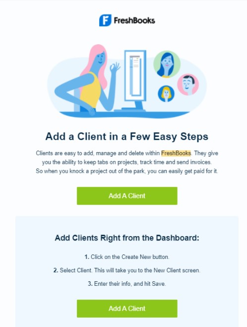 freshbooks - Email newsletter