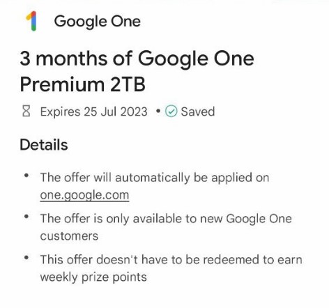 2tb google drive for free