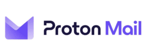 A logo of Proton Mail