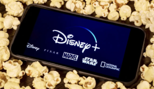 a picture of disney+ in a mobile phone