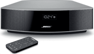 a picture showing Bose Wave Radio IV with remote