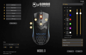 a picture of Glorious Model O mouse software