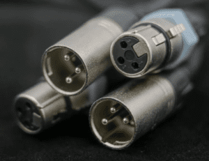 A picture of XLR Connectors